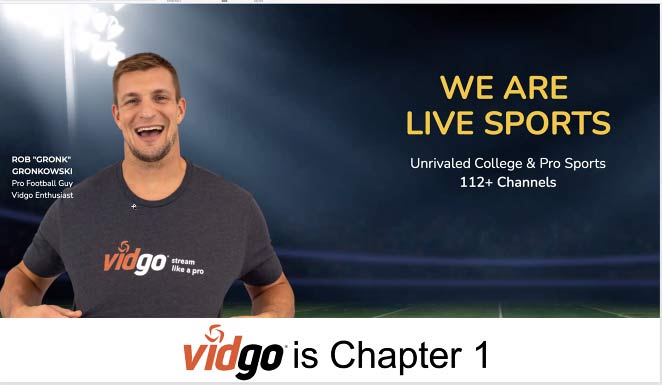 Snap Delivered Vidgo Streaming